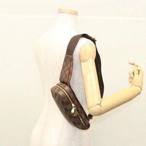 LOUIS VUITTON Damier Ebene Geronimos Shoulder Bag N51994 LV Auth ar13410